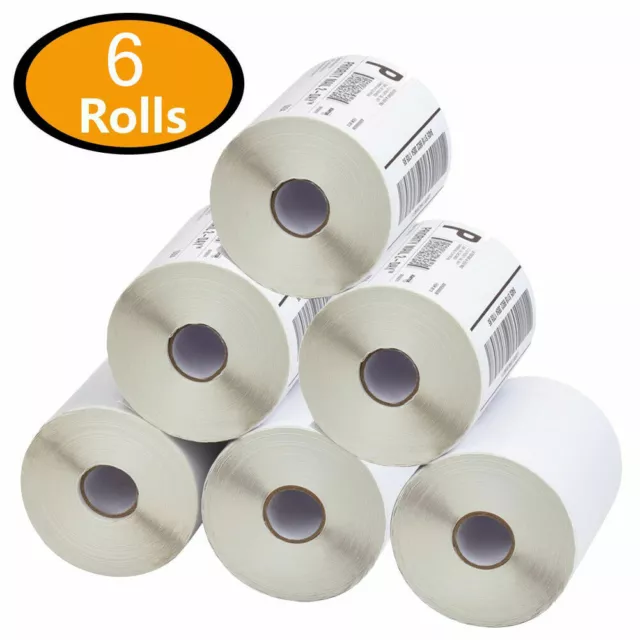 6 Rolls DYMO 4XL Label Direct Thermal Shipping Labels 4''x6'' 1744907 Compatible