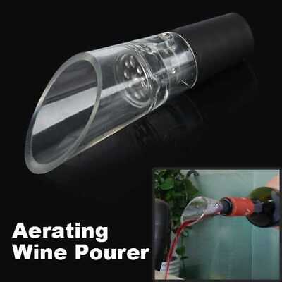 Vertidor aireador de vino tinto acrílico botella de vino vertido tapón de pico