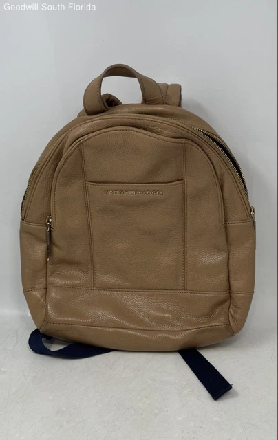 TOMMY HILFIGER WOMENS Pauletta Brown Pebbled Leather  display picture 2