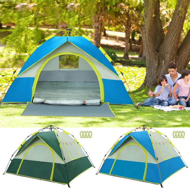 Automatik Camping Zelt 3-4 Personen Wurfzelt Pop-up Zelt Strand Zelt rekkingzelt