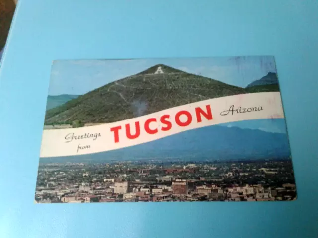 Arizona: Greetings From Tucson Arizona - "The  Sunshine City" - 1970 - Vintage