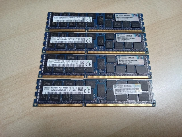 Kit Mémoire 64GB (4x16GB) DDR3 ECC 1866MHz Pour Mac Pro 6.1 (Late 2013)