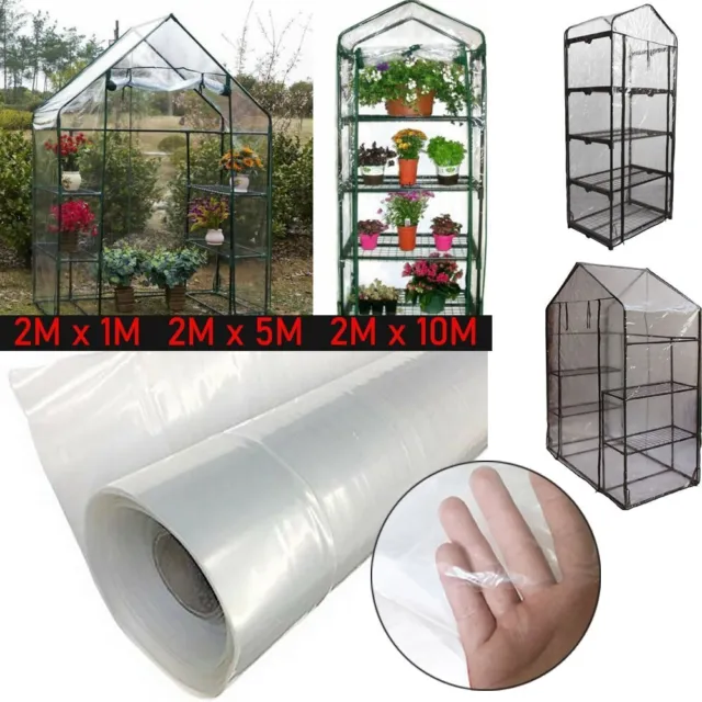 Farm Plastic Supply Transparent Greenhouse Film Garden Plant Grow Cover 6-Size