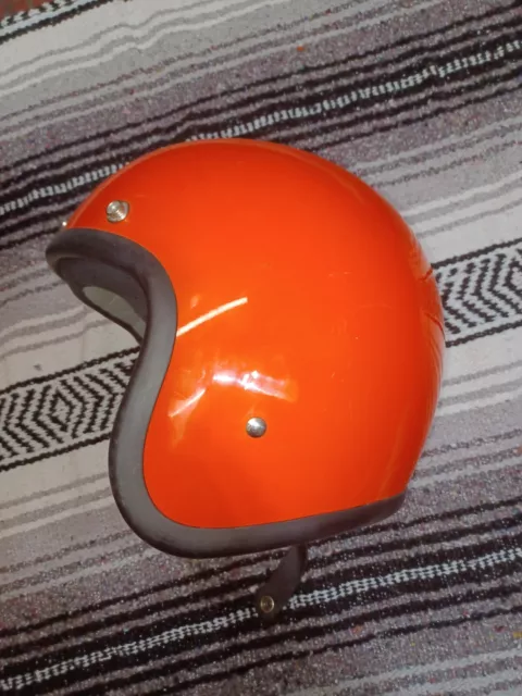 Biltwell Bonanza Helmet DOT - Burnt Orange Medium M