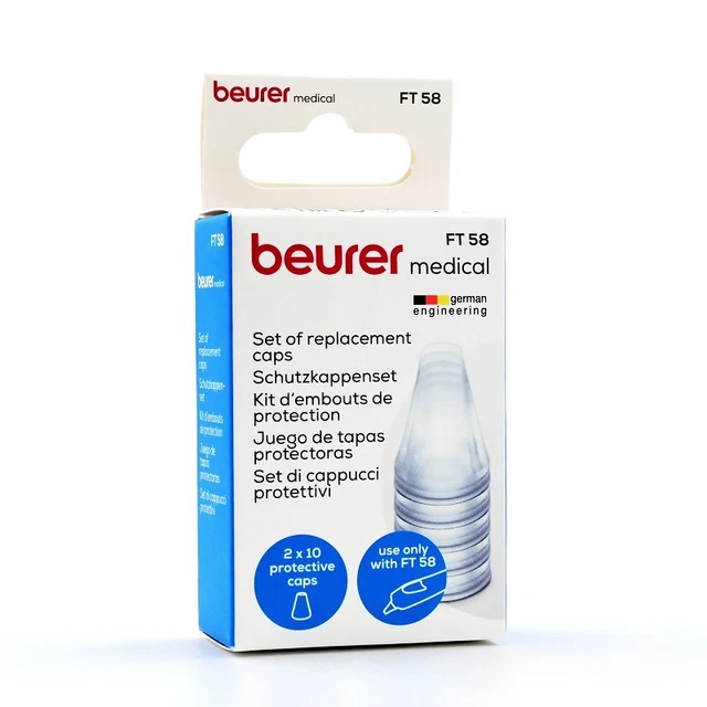 BEURER FT58 Ersatzschutzkappen f.Ohrthermometer, 20 St PZN 11480291