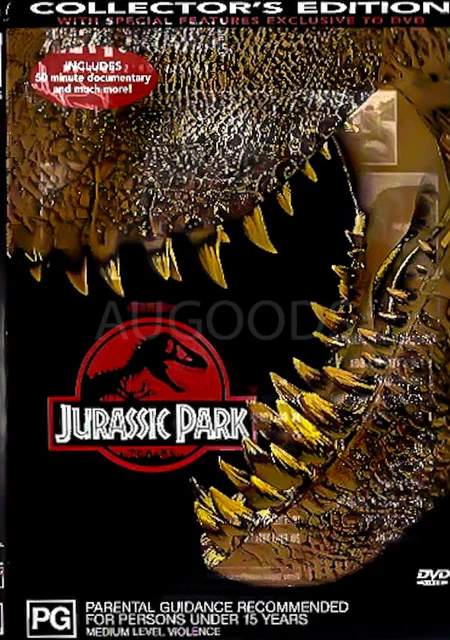 JURASSIC PARK: COLLECTOR'S EDITION - Rare DVD Aus Stock -Excellent $14. ...