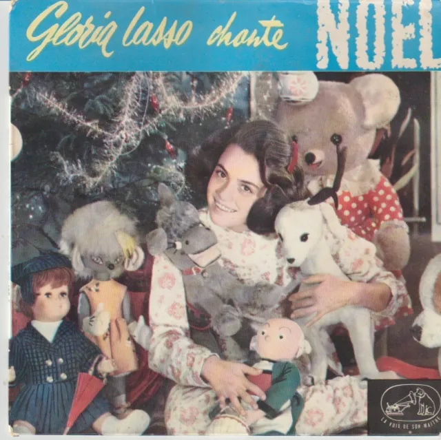 45T. GLORIA LASSO chante NOEL. Prière a Noël - Douce Nuit - Natal - Mon Noël