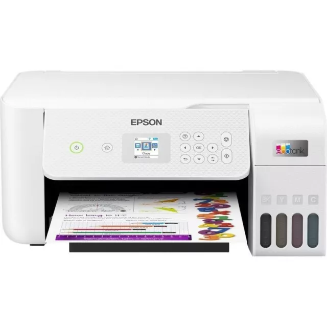 EPSON EcoTank ET-2826 kabelloser All-in-One-Farbtintenstrahldrucker uvp £261