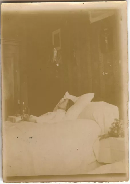 Photo Ancienne - Vintage Snapshot - Post Mortem Mort Défunt - Dead Death 1920