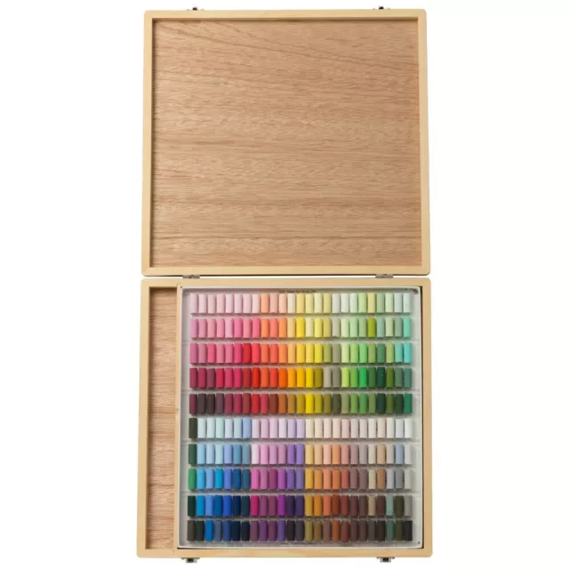 Holbein Künstler weiche Pastellfarben 250 Farben Set S969 in Holzkiste Japan