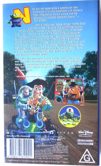 Vhs Numbers TOY STORY VHS video Tape Vintage Original Release 1995 £14.84 - PicClick UK