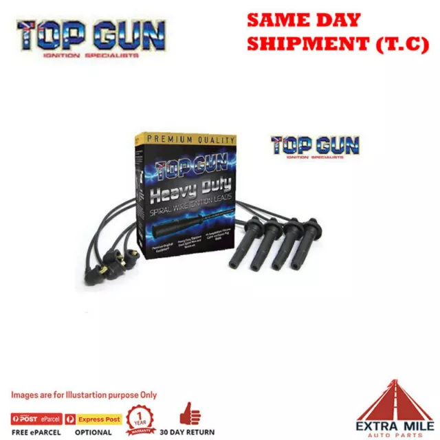 Top Gun Spark Plug Lead For Subaru (Identify-Has R/A Socket Style Coil & 2005 On