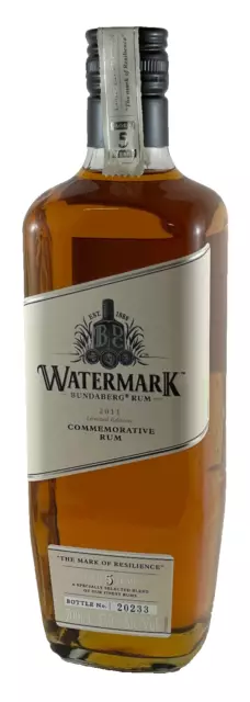 Bundaberg Rum Watermark Numbered 20233, 2011 Release, Near Mint Condition