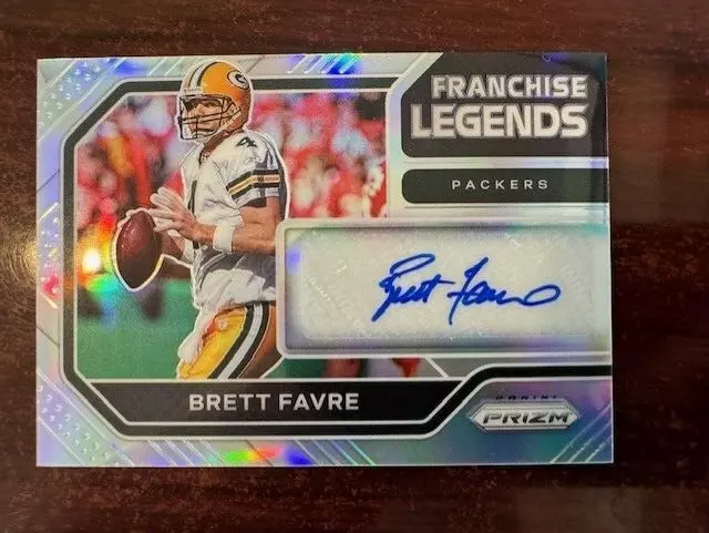 2020 brett favre prizm franchise legends auto 8/25