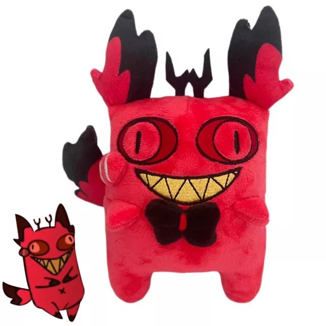 Hotel Alastor Cursed Cat Doll The Radio Demon Anime Hazbin Stuffed Plushie Toys