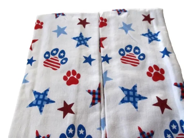 PATRIOTIC PAWS   Set of 2 extra thick cotton kitchen towels, dish towel