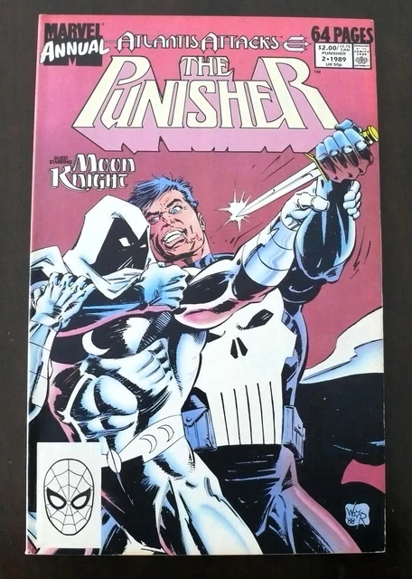 The Punisher Annual #2 (Marvel 1989) Moon Knight; Atlantis Attacks; FN+