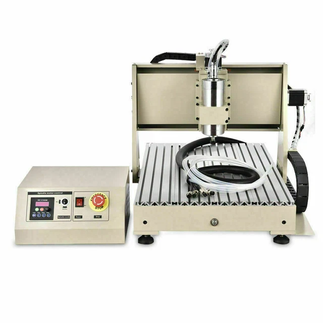4 Axis 1.5KW VFD USB CNC 6040T Router Water Cooled Engraver Engraving Machine