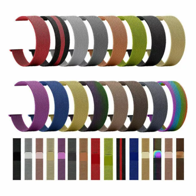 Für Apple Watch Armband Milanaise Edelstahl Serie 1-7 SE /38/40/41  42/44/45 mm