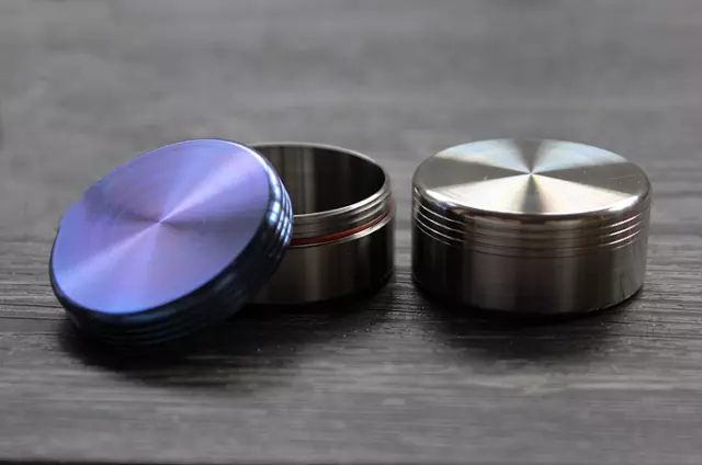 Titanium Waterproof Travel Medicine Box Pill Case Container Contact Lens Case