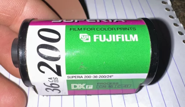 Fujicolor  Superia 200 ISO 36EXP expired film  color CN-16 C-41 CH 135