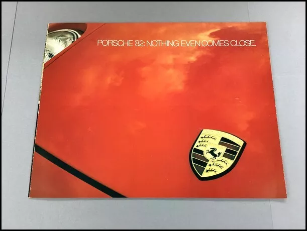 1982 Porsche Audi Original Car Sales Brochure Catalog - 911 928 924 Turbo 5000