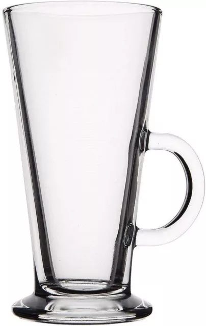 Pasabahce 55861 Colombian Kaffeeglas mit Henkel 263ml 4 Stück