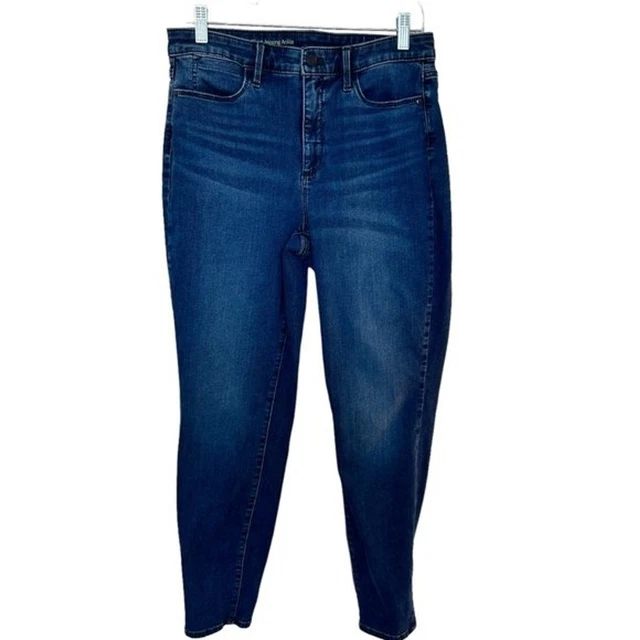 Talbots Flawless High Waist Curvy Jeggings Ankle Jean Womens Size 8 Blue Denim