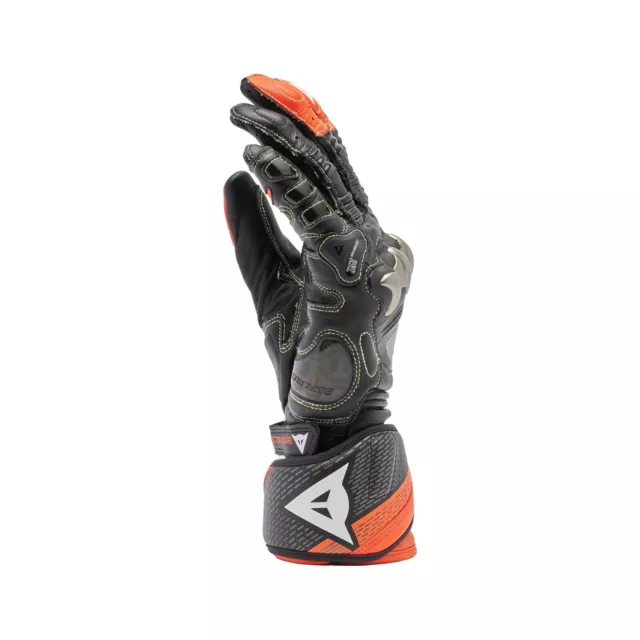 Dainese Full Metal 7 Motorrad Handschuhe Schwarz/Fluo Rot L Sport Racing NEU++