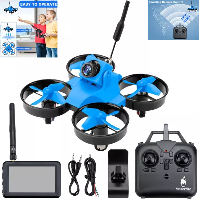 Micro FPV Racing Drone with IPS Display 5.8GHz 800TVL Camera Mini FPV Quadcopter