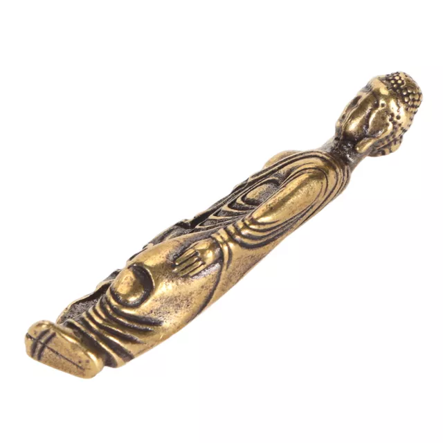 Reclining Buddha Statue Buddha Sculpture Brass Smiling Face For