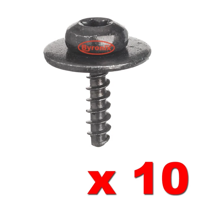 20x Engne Under Tray Metal Mountng Screws Nut Bolt Torx For Ford