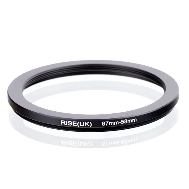 RISE (UK) 67-58MM 67MM-58MM 67 to 58 Step Down Ring Filter Adapter