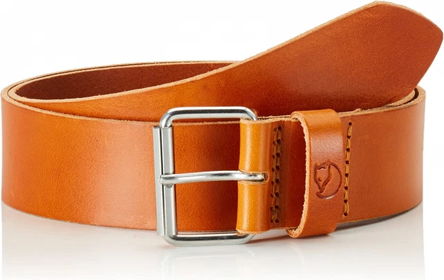 Fjallraven Singi Belt 4 Cm Ceinture Mixte 85cm, Cognac en Cuir
