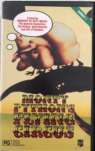 MONTY PYTHON'S FLYING CIRCUS VHS Number 1 CLAMSHELL Classic British ...