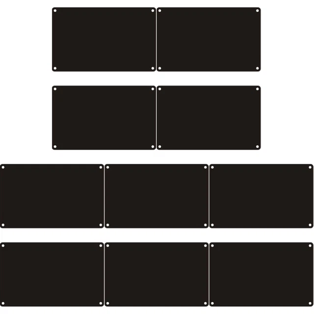 15 PZ SEGNALIBRI Nappa Acrilico Studente Vuoti A Sublimazione EUR 8,08 - Foto 7