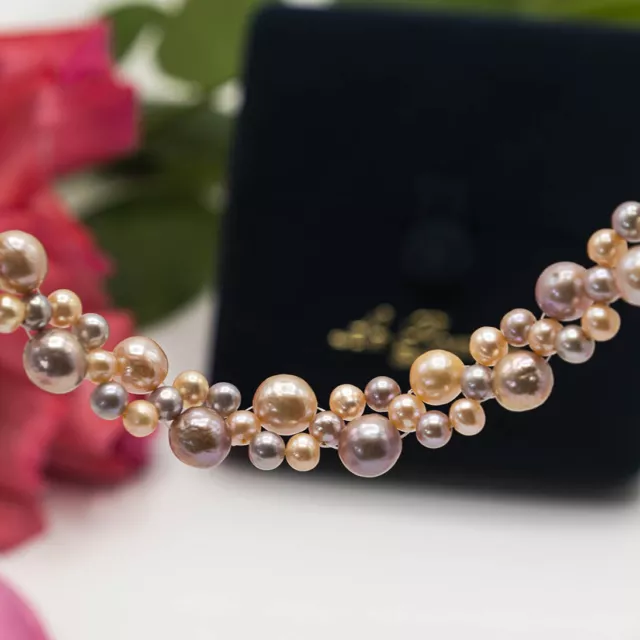 Bijoux La Pomme - Collier perle tressé à la main - Cadeau fête des mères 2