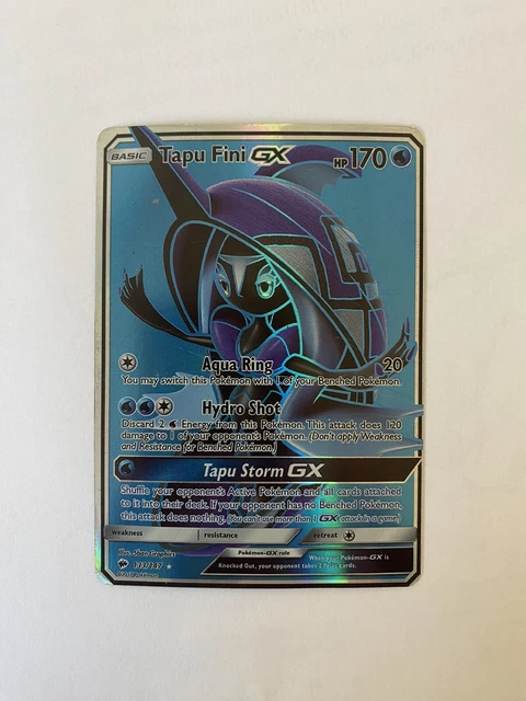 Tapu Fini GX - Burning Shadows 133/147 - Full Art Ultra Rare - Pokemon gebraucht