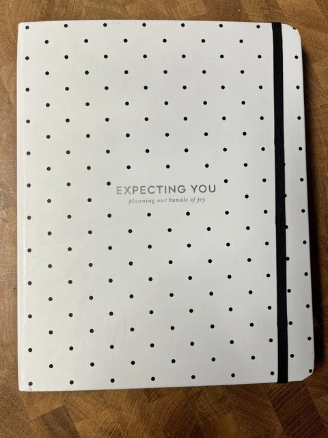 Kate Spade Customizable "Expecting You" Baby Planner Polk-A-Dot - NO YEAR - NEW