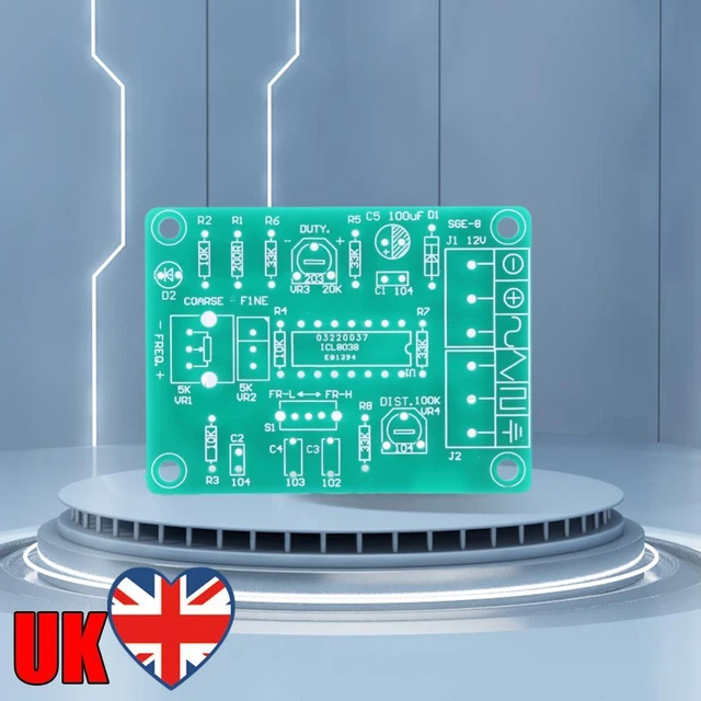 Kit Generatore Segnale ICL8038 - Modulo Per Onde Sinusoidali, Quadre E Triangolari Fai Da Te - Foto 4