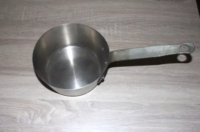 Vintage Heavy Duty Aluminum Sauce Pan Large Cooking Pot Industrial Restaurant