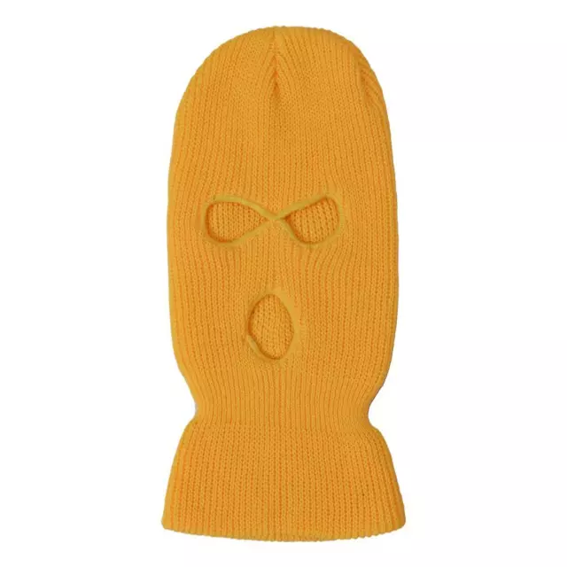 3Hole Knitted Skull Balaclava Winter Ski Mask Beanie Men Outdoor Hat Sports K5J5