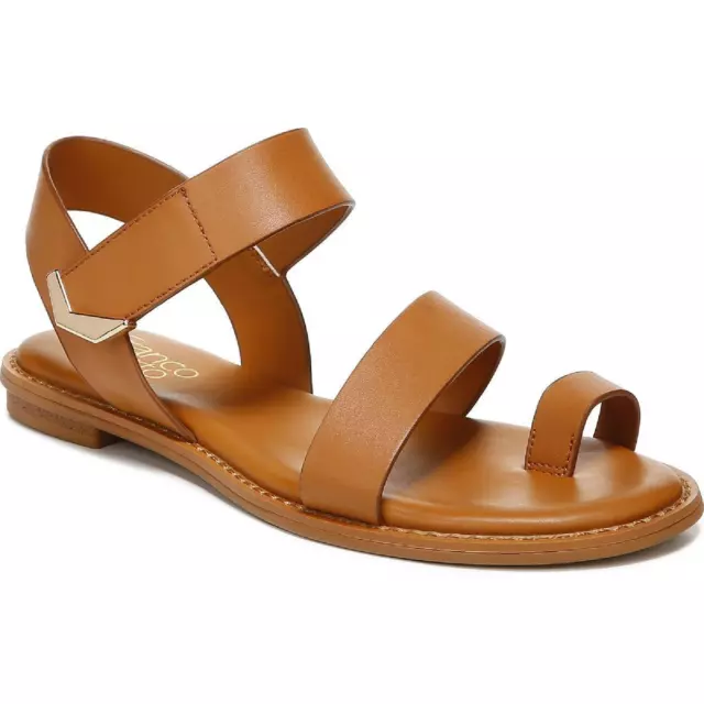 Franco Sarto Womens Graze Leather Ankle Strap Strappy Sandals Shoes BHFO 6160