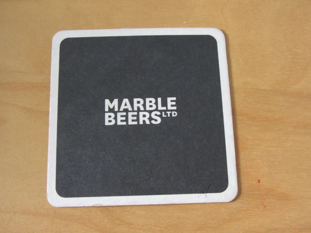 MARMOR BIERE BRAUEN CO Brauerei Echt Ale Handwerk Bier Biermatte Untersetzer
