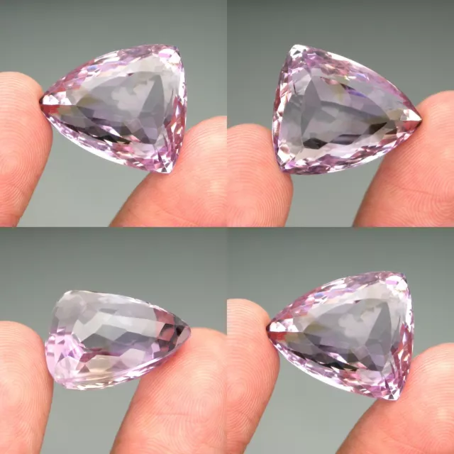 Ametrine de Brésil, taille troida/25,80 carats