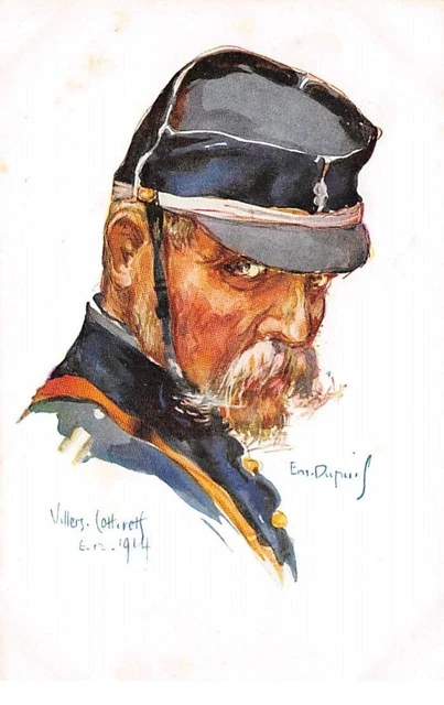 Illustrateur - n°74610 - Emile Dupuis n°7 Nos Poilus - Villers Cotterets 6 d�