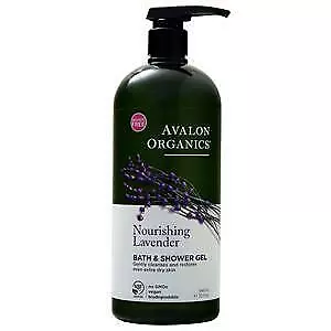 Avalon Organics Bath & Shower Gel Nourishing Lavender 32 fl.oz