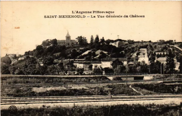 CPA AK Ste-MENEHOULD La Vue générale du Chateau (490702)