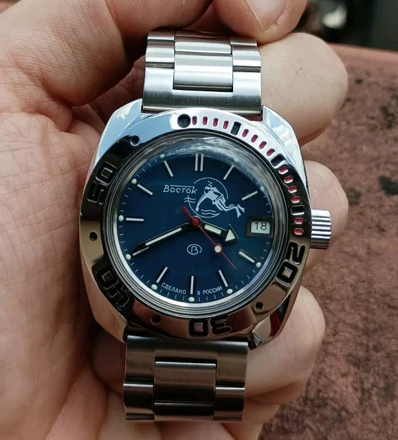 OROLOGIO AUTOMATICO DIVER sub Russo Boctok Vostok Amphibia praticamente NUOVO EUR 140 00 PicClick IT
