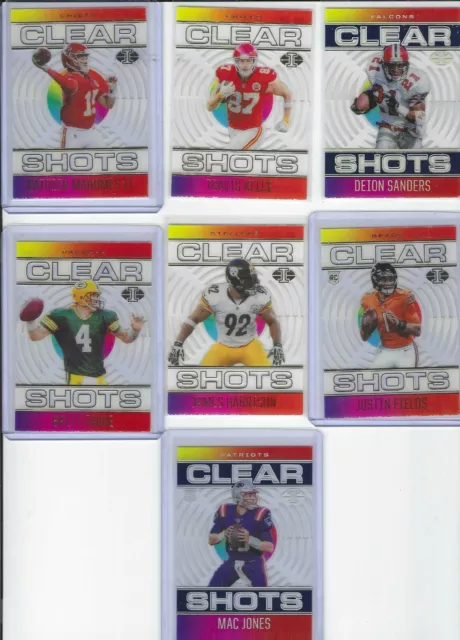 2021 Panini ILLUSIONS NFL INSERTS- U-PICK *Clear Shots*Shining Stars*Mystique